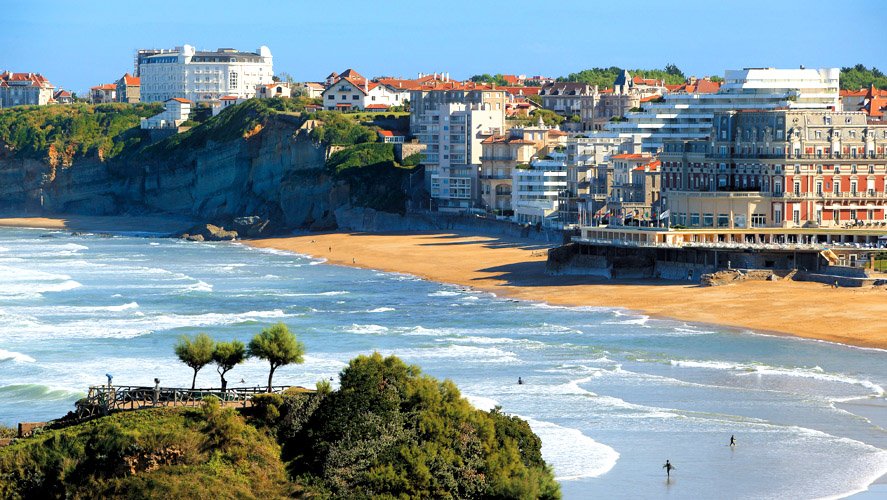 Pincha en la imagen para acceder a la webcam Biarritz - Plages & Phare